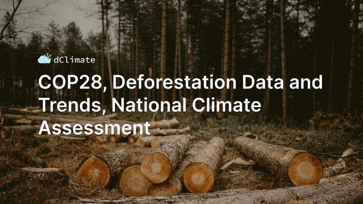 Data ReFined #21: COP28, Deforestation Data and Trends, National Climate  Assessment