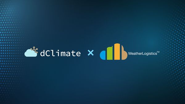 dClimate Partners with WeatherLogistics to Bring Access to its Re-Climate API to Community Builders and Users